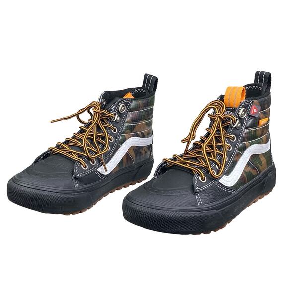 Vans Unisex SK8 Hi MTE Camo Black All Weather Sneaker Boot Size M 5 W 6.5 - Picture 6 of 11